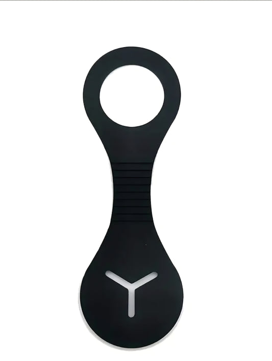 Hands free poo bag holders